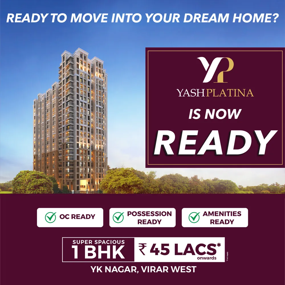 1, 1.5 & 2 BHK Apartment Virar West